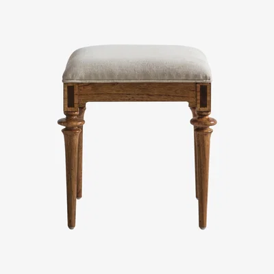 Perch and Parrow Botticelli Upholstered Dressing Stool