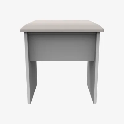 The Range Avon Stool - White Matt