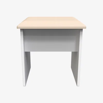 The Range Kent Stool - White Ash & Modern Oak