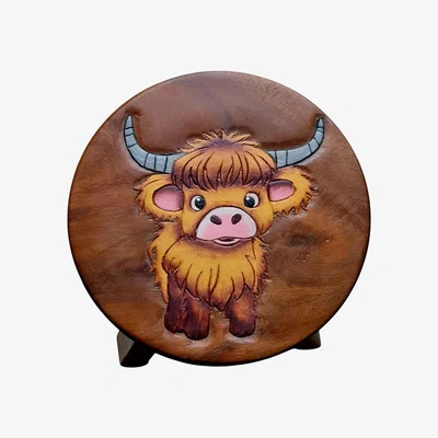 The Range Highland Cow Stool - Highland Cow Stool