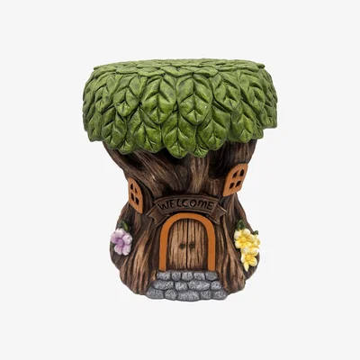 The Range Treehouse Stool - Wood