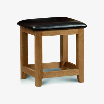 The Range Marlborough Dressing Table Stool - Black