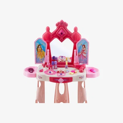 The Range Kidkid Kids Dressing Table and Chair Toy Set with Drawer and Stool - As shown in the picture