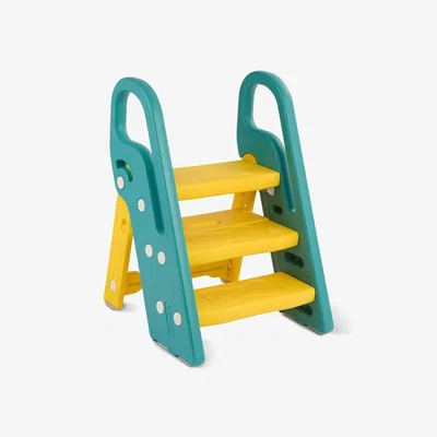 The Range Height Adjustable Toddler Step Stool 2-3 Steps - Yellow-green