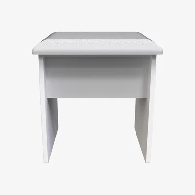 The Range Camden Stool - White Matt
