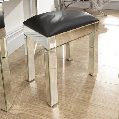 The Range Venetian Stool - Mirrored