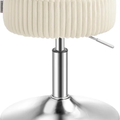 The Range VASAGLE  Swivel Vanity Stool  - Warm White