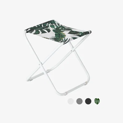 The Range Folding Canvas Stool - Green