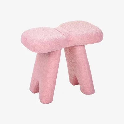 The Range Bow Stool - Pink