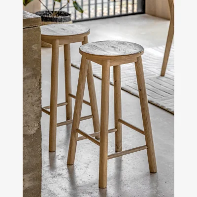 Rose & Grey Eden Stool in Natural