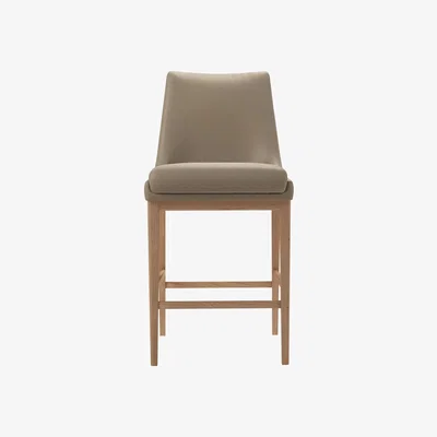 Sofa.com Basil Tall Stool in Coconut Soft Leather - sofa.com