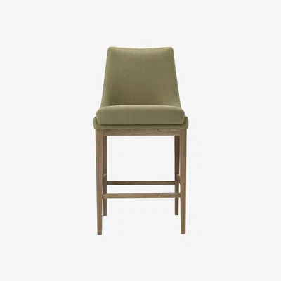 Sofa.com Basil Tall Stool Stool in Cardamon Brushed Linen Cotton - sofa.com