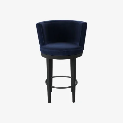 Sofa.com Margaux Tall Stool Stool in Cruise Smart Velvet - sofa.com