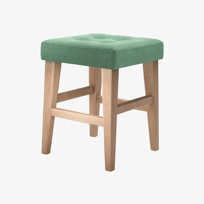 Sofa.com Buttons Short Stool in Celadon Easy Cotton