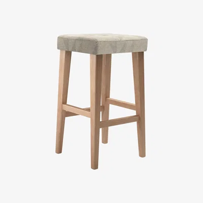 Sofa.com Buttons Tall Stool Stool in Sandstorm Pyramid Textured Weave - sofa.com