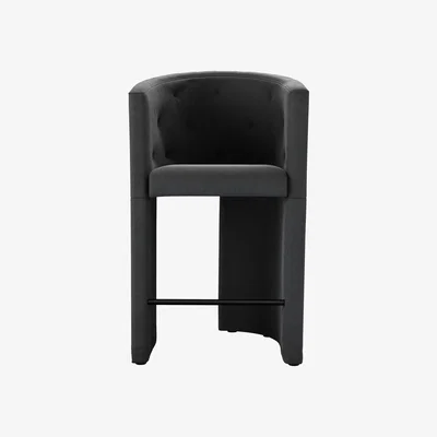 Sofa.com Coco Tall Stool in Arctic Seal Easy Cotton - sofa.com