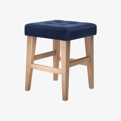 Sofa.com Buttons Short Stool in Cruise Smart Velvet - sofa.com