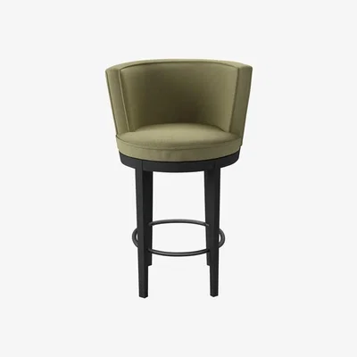 Sofa.com Margaux Tall Stool Stool in Cardamon Brushed Linen Cotton - sofa.com