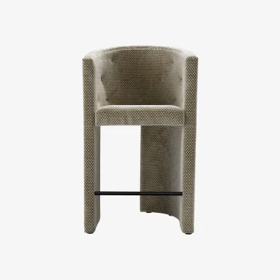 Sofa.com Coco Tall Stool Stool in Cappuccino Bubble Velvet - sofa.com