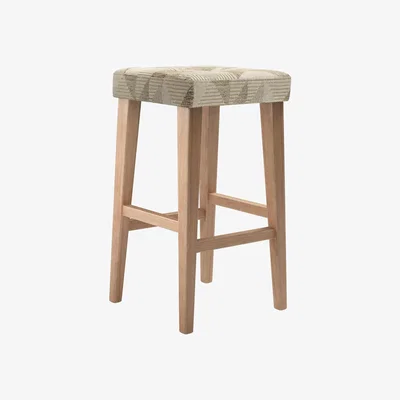 Sofa.com Buttons Tall Stool Stool in Desert Pyramid Textured Weave - sofa.com