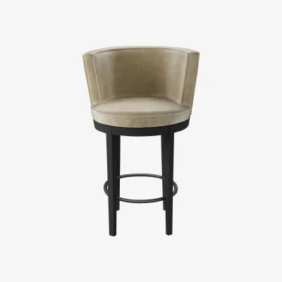 Sofa.com Margaux Tall Stool Stool in Apollo Easy Care Velvet - sofa.com