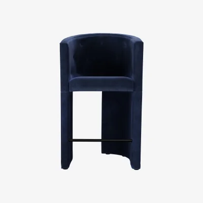 Sofa.com Coco Tall Stool Stool in Cruise Smart Velvet - sofa.com