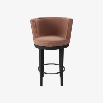Sofa.com Margaux Tall Stool Stool in Cosmopolitan Smart Velvet - sofa.com