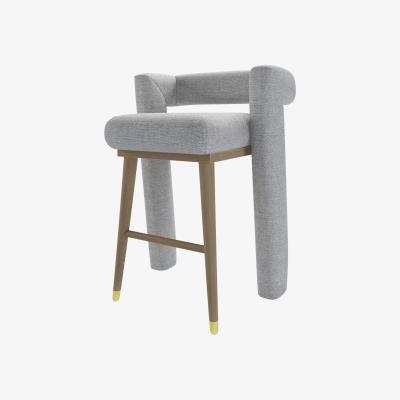 Sofa.com Fonda Tall Stool in Frost Highland Tweed - sofa.com