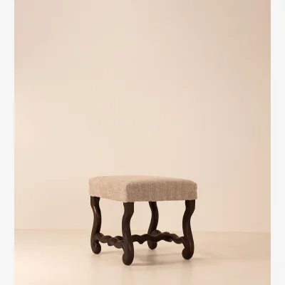 Soho Home Vintage Stool, Ebonised Wood, England