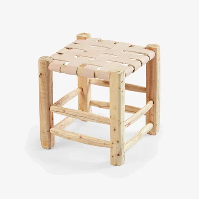 Sazy Shoreham Woven Stool, Natural, S