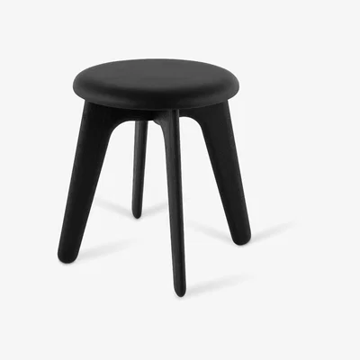 Tom Dixon Tom Dixon - Slab Stool Upholstered Black