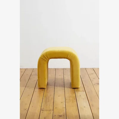 Urban Outfitters Juliette Stool - Orange L: 50.8cm x W: 40cm x H: 47cm at Urban Outfitters