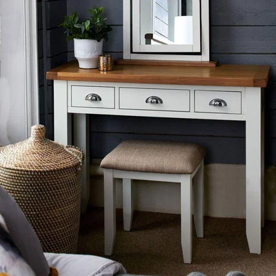 Woods Furniture Tetbury Painted Oak Dressing Table