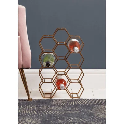 Cox and Cox Standing Hexagonal Wine Rack