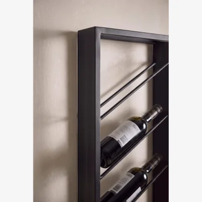 Cox and Cox Metal Chevron Wine Rack - Small
