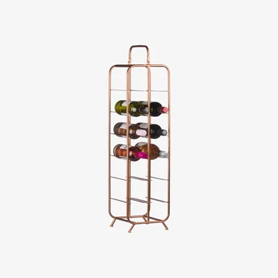 Furniture123 Copper Wine Rack - 12 Bottles