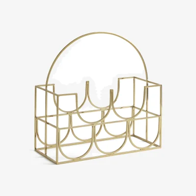 Habitat Habitat Japonica 5 Bottle Stainless Steel Wine Rack