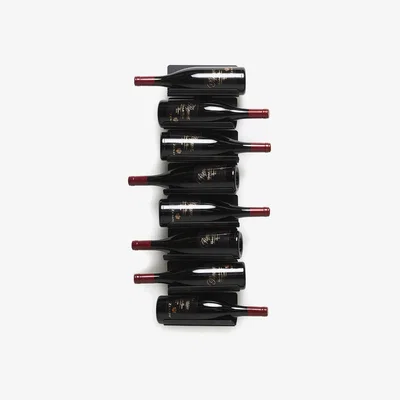 Made in Design Ptolomeo Vino Bottle holder - / Mural - H 75 cm by Opinion Ciatti Black