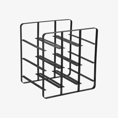 Nordic Nest Vinia wine rack 9 bottles 30 cm Iron