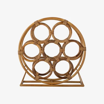 Nordic Nest Carlos wine rack 40x42 cm Natural