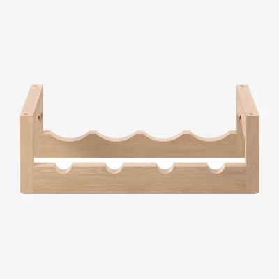 Nordic Nest Massproductions Silo stapelbart wine rack Oiled ash