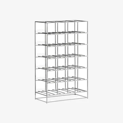 Nordic Nest House Doctor House Doctor wine rack 24 bottles 41x67 cm Silver finish