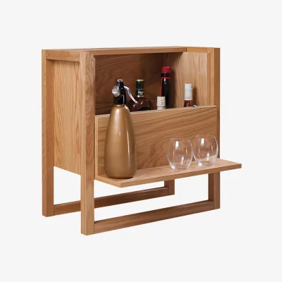 Westwing Oak Wood Mini Bar Newest