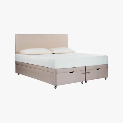 Barker and Stonehouse Tempur Ardennes Ottoman Bed Base, Biscuit