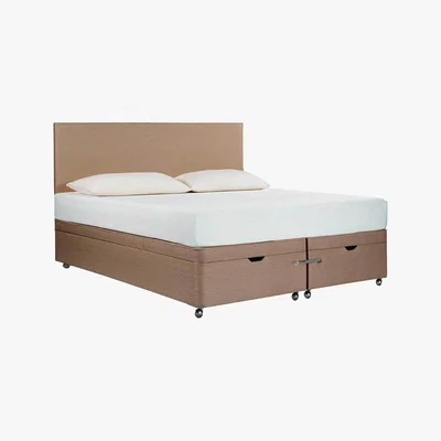 Barker and Stonehouse Tempur Ardennes Ottoman Bed Base, Caramel