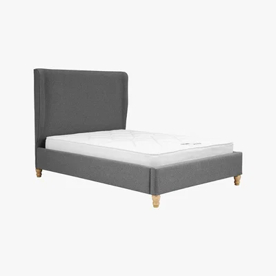 The Cotswold Company Laurie Upholstered 4ft 6" Double Bed - Charcoal