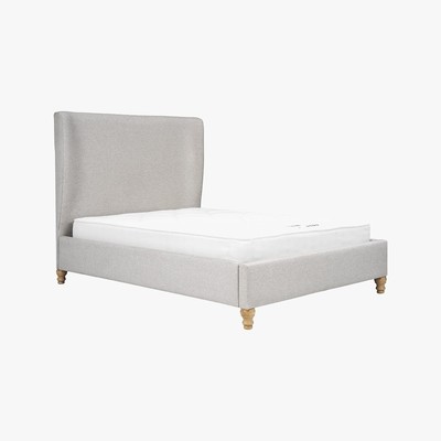 The Cotswold Company Laurie Upholstered 4ft 6" Double Bed - Oatmeal