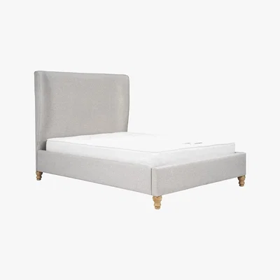 The Cotswold Company Laurie Upholstered 4ft 6" Double Bed - Oatmeal