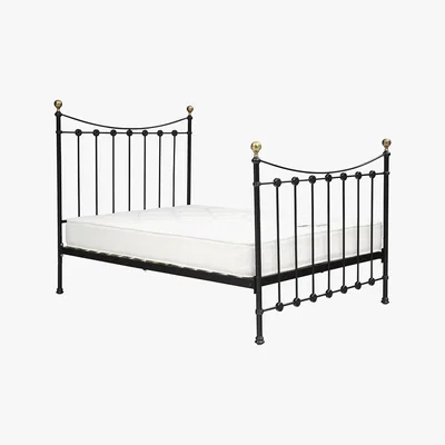 The Cotswold Company Rosehill 4ft 6" Double Bed - Black