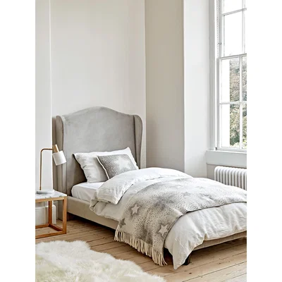 Cox and Cox Velvet Wing Bed